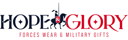 Hope and glory forces wear and gifts logo